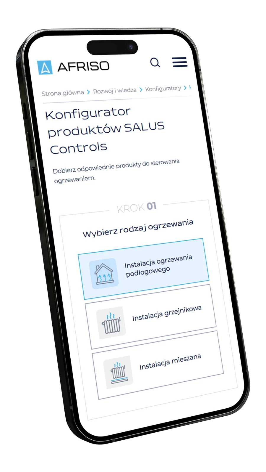 Konfigurator SALUS Controls