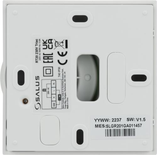 Przewodowy, natynkowy regulator dobowy, 230 V AC, biały