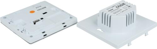 Przewodowy, podtynkowy regulator tygodniowy, 230 V AC, biały