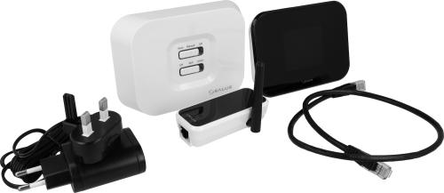 Internetowy, bezprzewodowy, natynkowy regulator tygodniowy, bateryjny