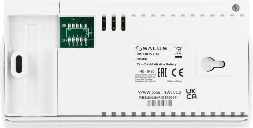 Bezprzewodowy, natynkowy regulator tygodniowy, bateryjny