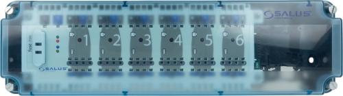 Przewodowa listwa sterująca, 6 stref, 230 V AC