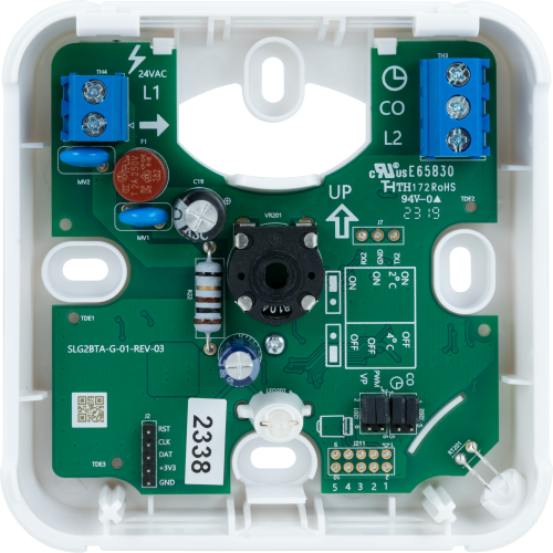 Przewodowy, natynkowy regulator dobowy, 24 V AC, biały