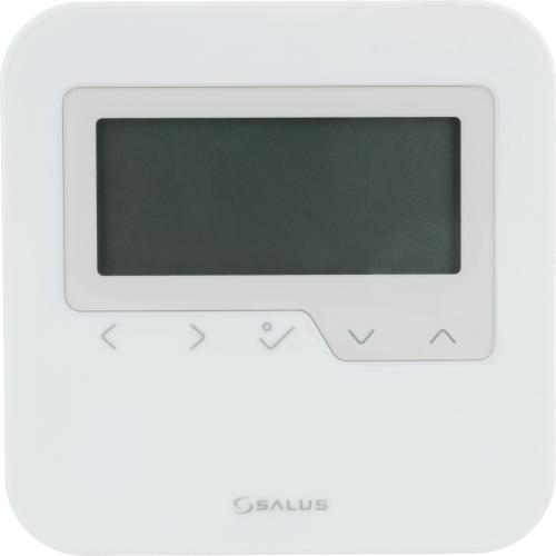 Przewodowy, natynkowy, regulator tygodniowy, 24 V AC, biały