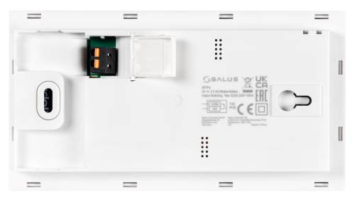 Przewodowy, natynkowy regulator tygodniowy, bateryjny