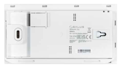 Bezprzewodowy, natynkowy regulator tygodniowy, bateryjny