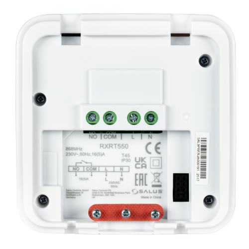 Bezprzewodowy, natynkowy regulator tygodniowy, bateryjny