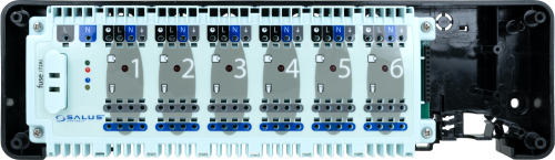 Przewodowa listwa sterująca, 6 stref, 24 V AC