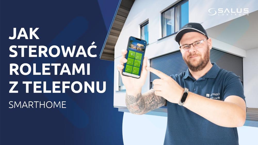 Sterowanie roletami przy pomocy RS600 i aplikacji Salus Premium Lite