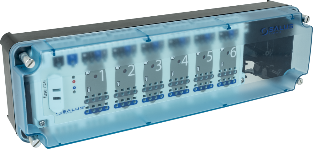 Przewodowa listwa sterująca, 6 stref, 230 V AC